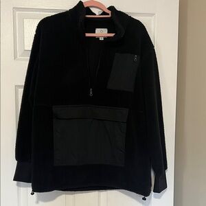 Offline by Aerie Black Fleece Pullover